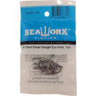 #1 Short Shank Straight Eye Hook, 10pk