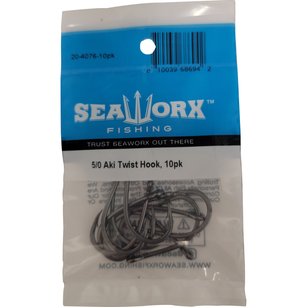 5/0 Aki Offset Hook, 10pk