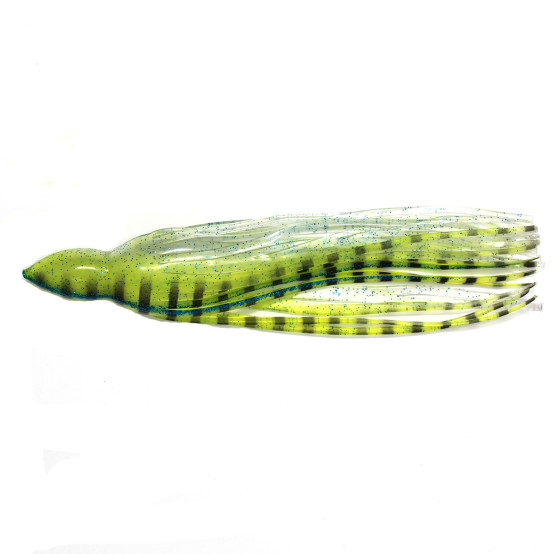 6.5" Octopus Skirt, Green Zebra