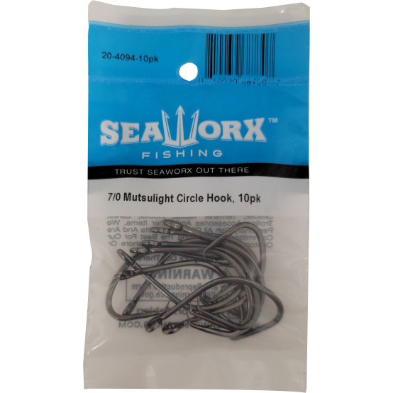7/0 Mutsulight Circle Hook, 10pk