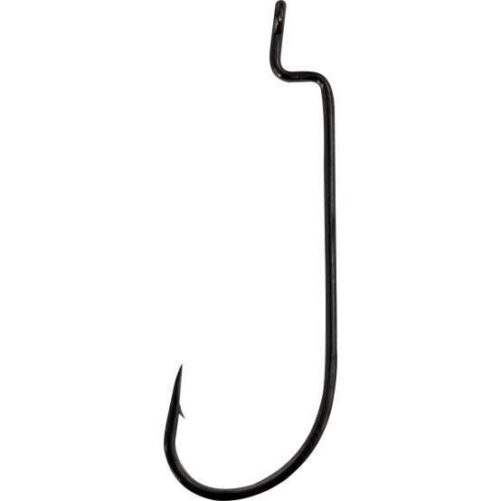 2/0 Offset Hook, round bend, 100pk