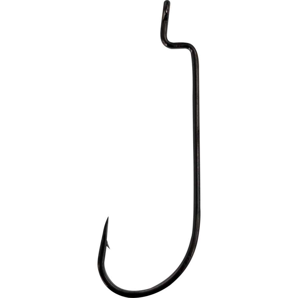 2/0 Offset Hook, round bend, 10pk