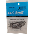 3/0 Offset Hook, round bend, 10pk