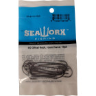 4/0 Offset Hook, round bend, 10pk