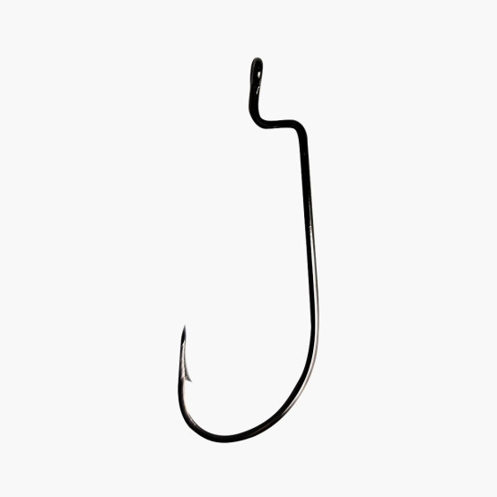1/0 Offset Wide Gap 2X Hook, round bend, 500pk
