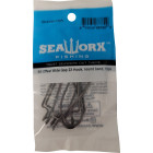 5/0 Offset Wide Gap 2X Hook, round bend, 10pk