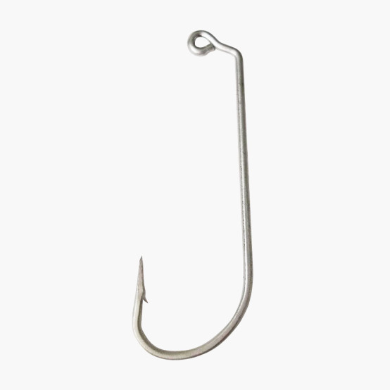 8/0 O'shaughnessy style 60° Jig Hook, Long, 500pk
