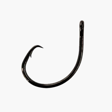 6/0 Offset Straight Eye Round Circle Hook, 100pk