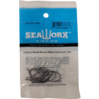 1/0 Short Shank Round Offset Circle Hook, 10pk