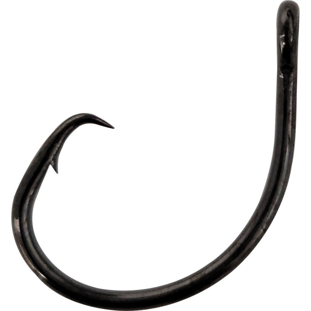 1/0 Short Shank Round Inline Circle Hook, 2X, 500pk