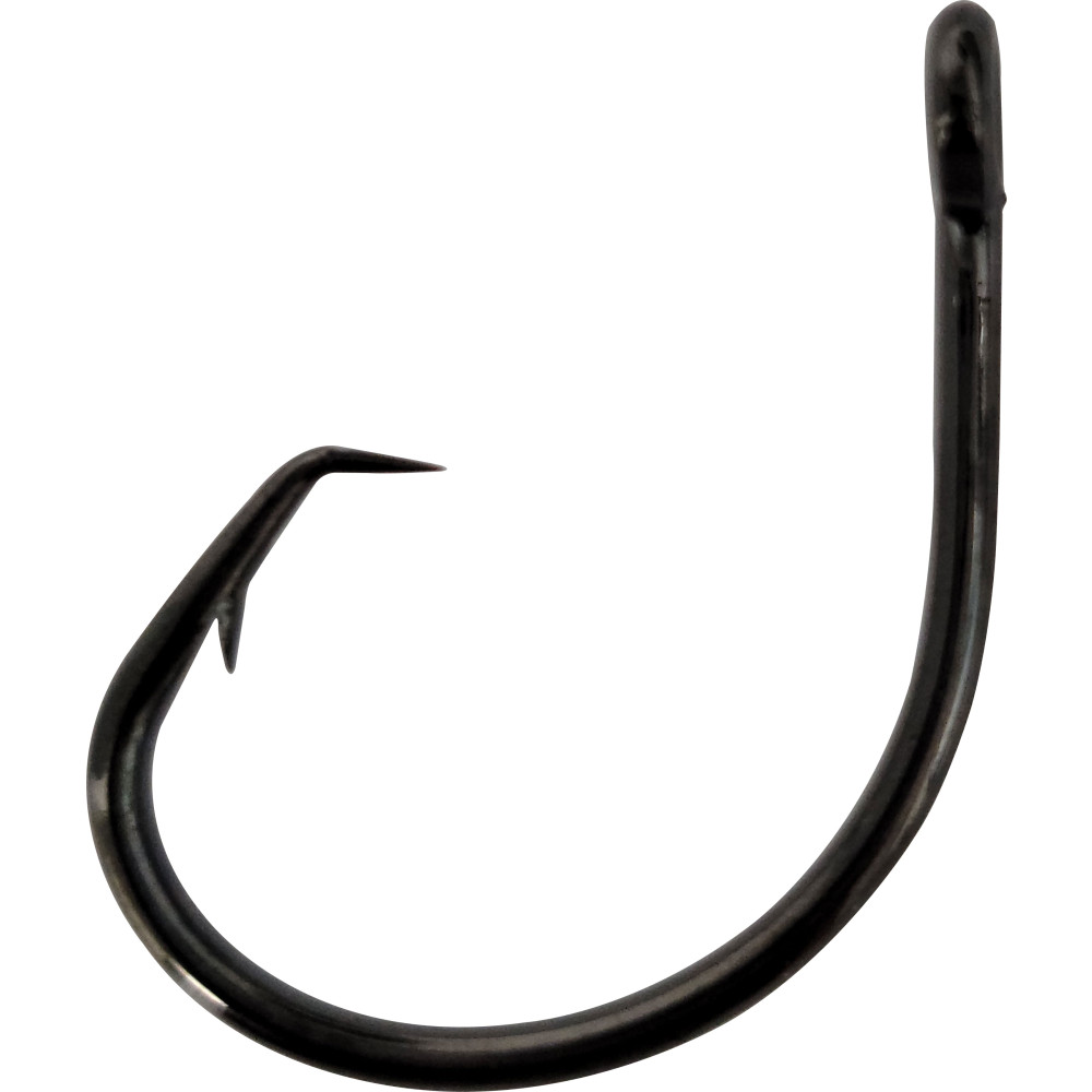 6/0 Short Shank Round Inline Circle Hook, 2X, 100pk