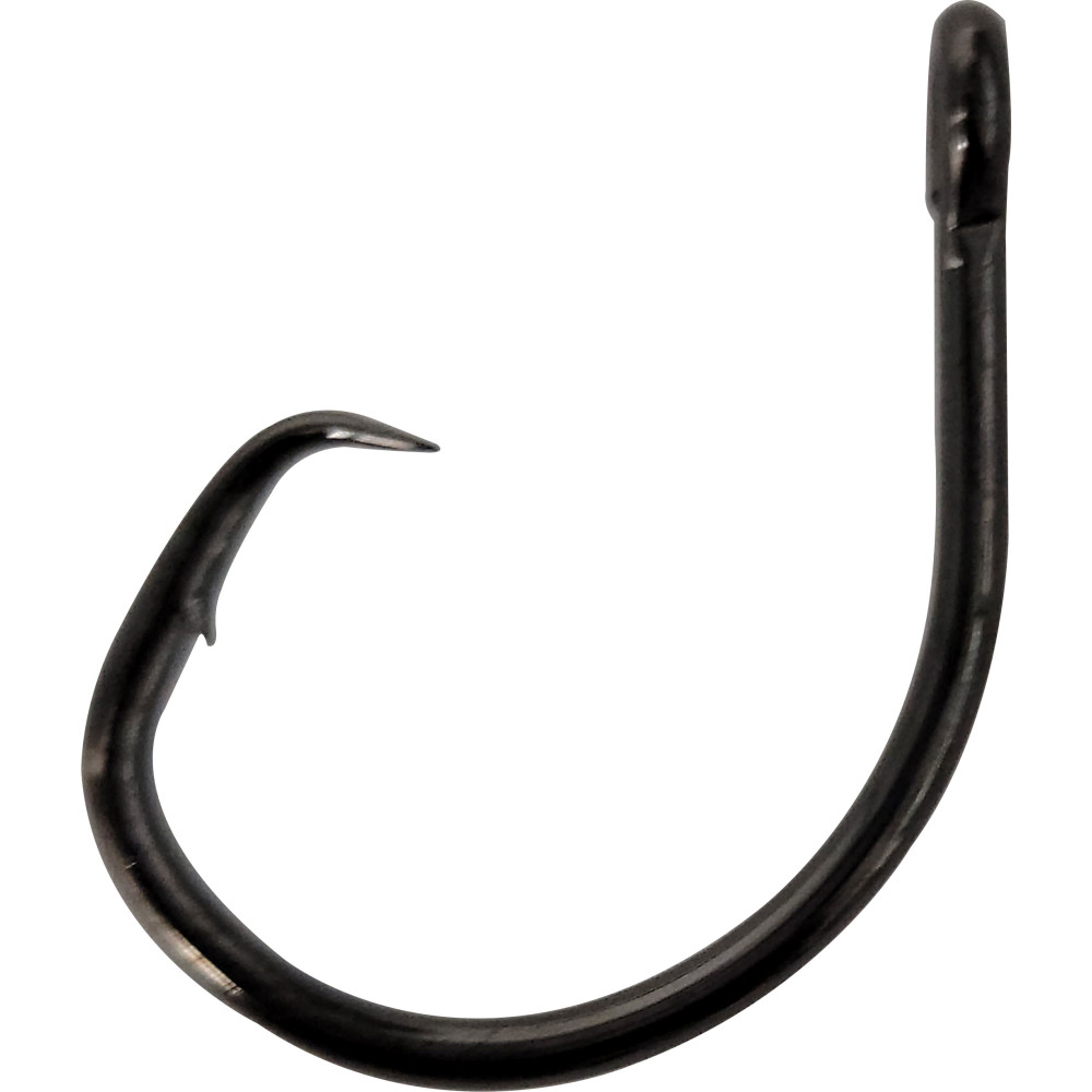 1/0 Short Shank Round Offset Circle Hook, 2x, 100pk