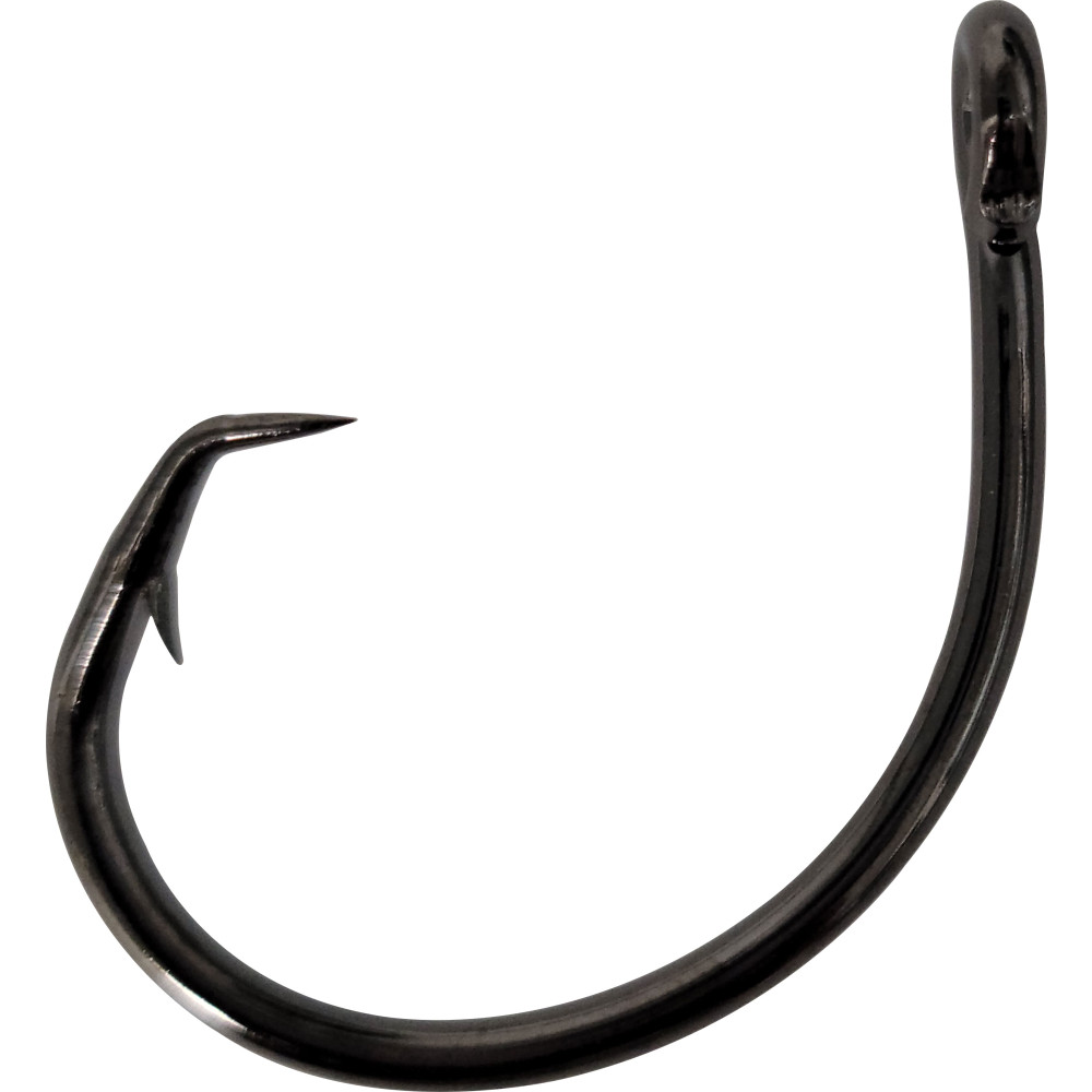 8/0 Short Shank Round Offset Circle Hook, 2x, 100pk