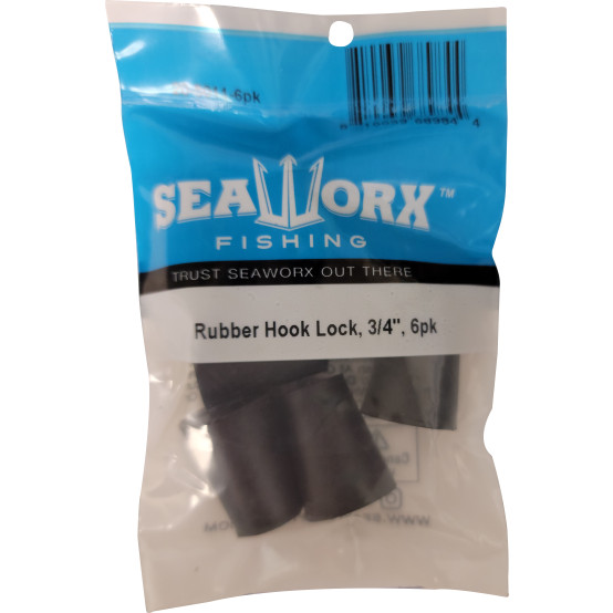 Rubber Hook Lock, 3/4", 6pk