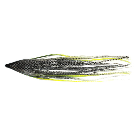 Solid Lure Cone Skirt, Black Mackerel, replaces TT60