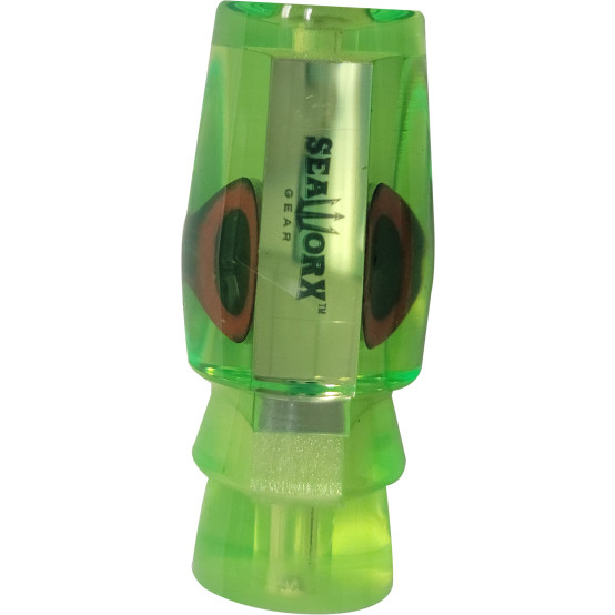  Chugger,  Fluoro Green Mirror Head
