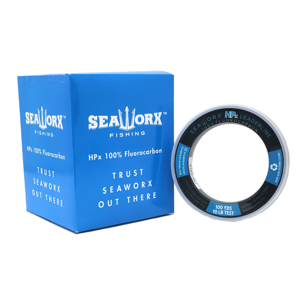 10lb HPx Fluorocarbon Leader, 100 yards