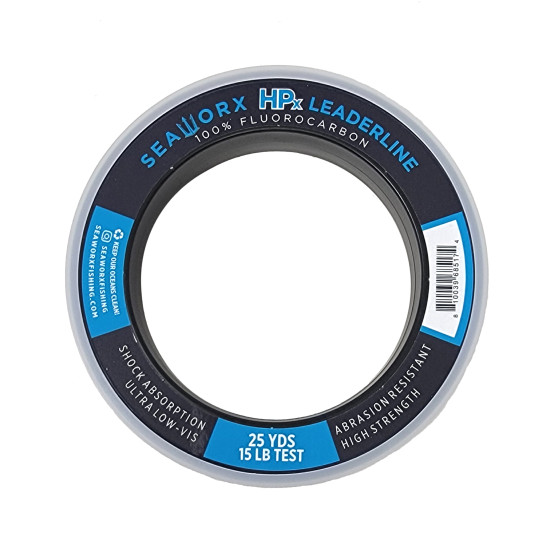 15lb HPx Flourocarbon Leader, 25 yards