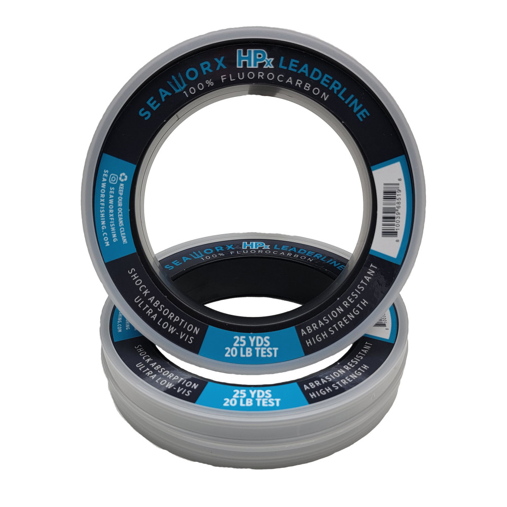 20lb HPx Flourocarbon Leader, 25 yards