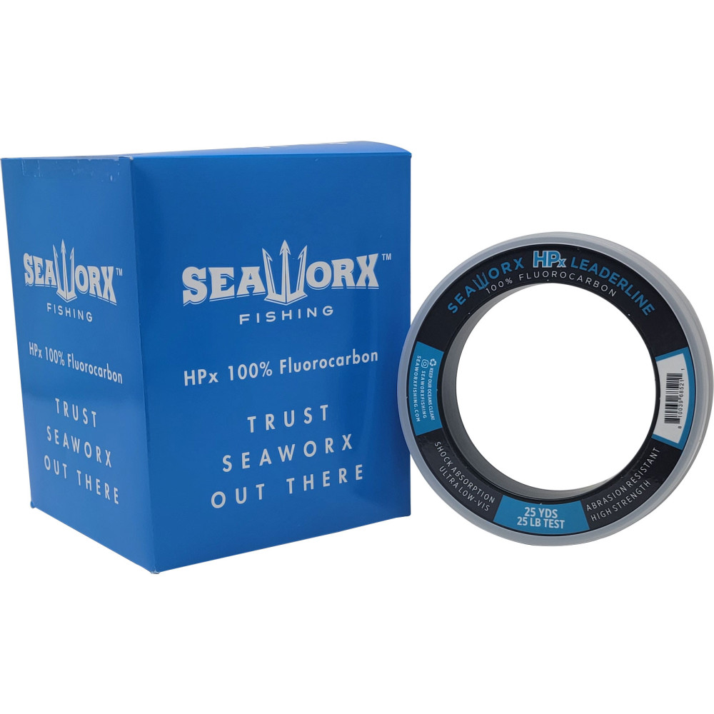 25lb HPx Flourocarbon Leader, 25 yards