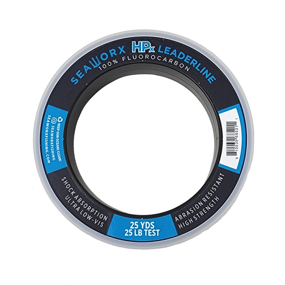 25lb HPx Flourocarbon Leader, 25 yards