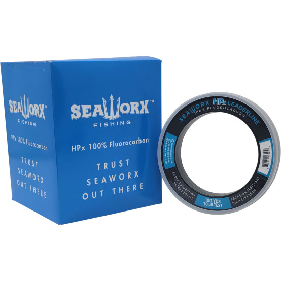30lb HPx Fluorocarbon Leader, 100 yards