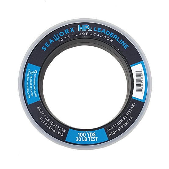 30lb HPx Fluorocarbon Leader, 100 yards