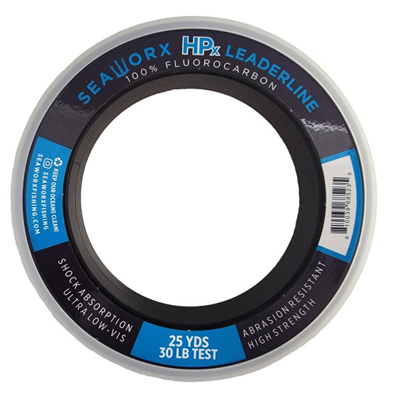 30lb HPx Flourocarbon Leader, 25 yards