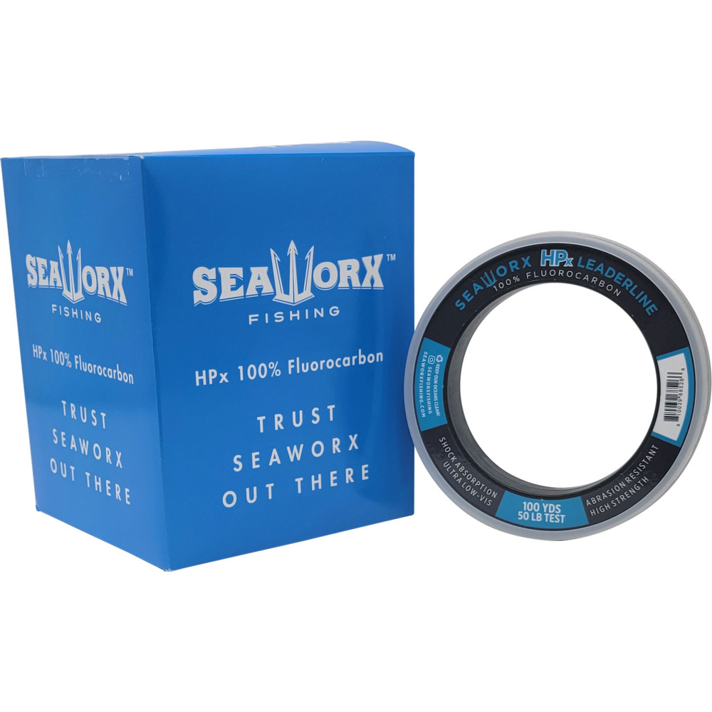 50lb HPx Fluorocarbon Leader, 100 yards