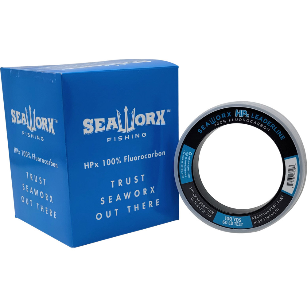 60lb HPx Fluorocarbon Leader, 100 yards