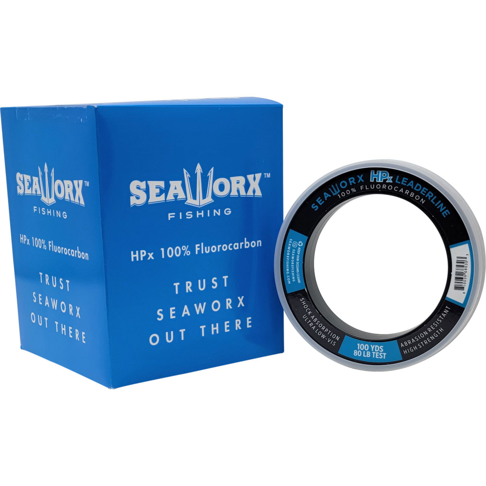 80lb HPx Fluorocarbon Leader, 100 yards
