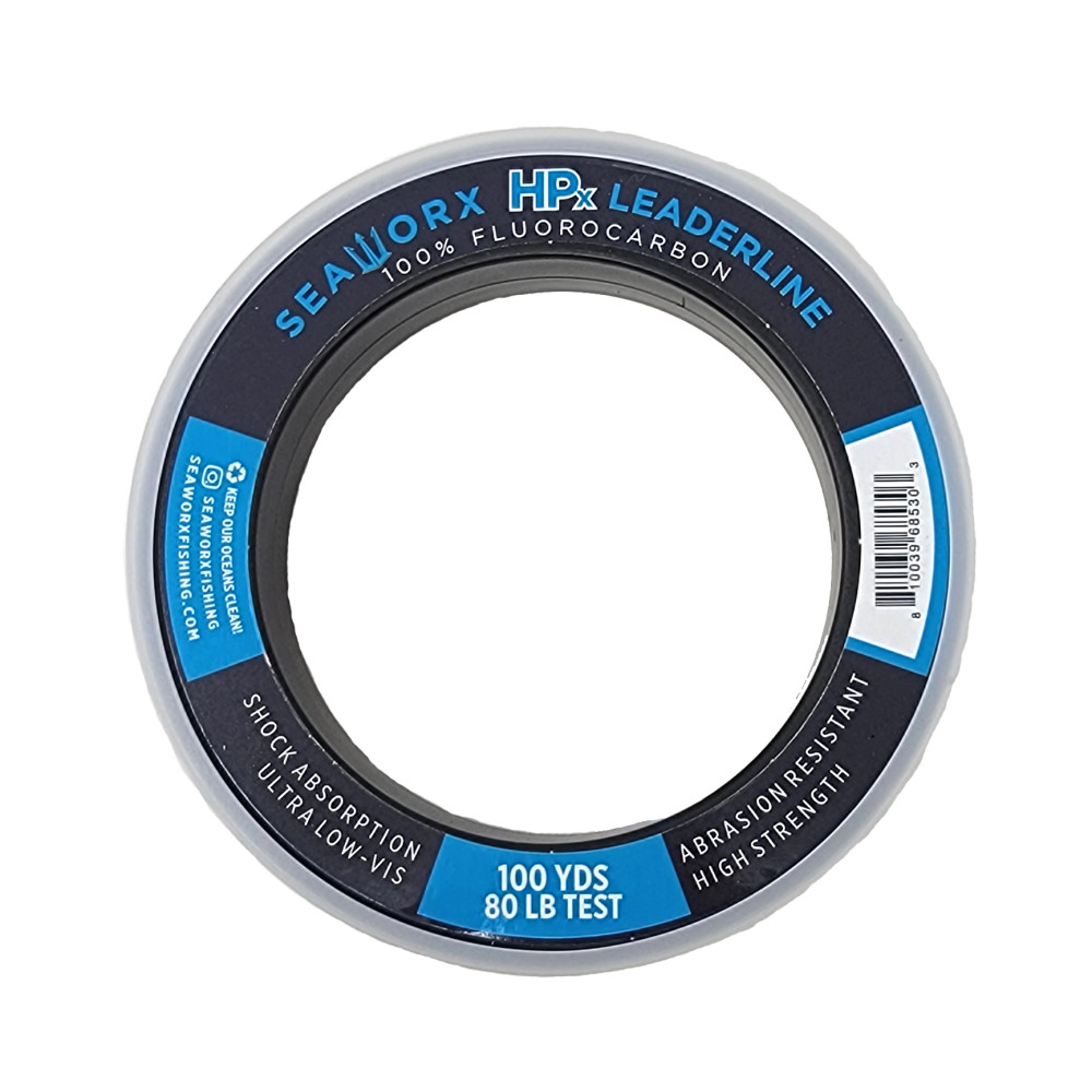 80lb HPx Fluorocarbon Leader, 100 yards