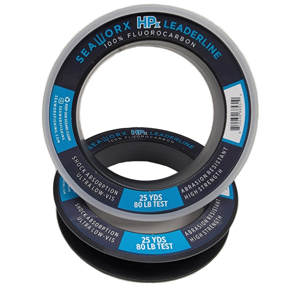 80lb HPx Flourocarbon Leader, 25 yards