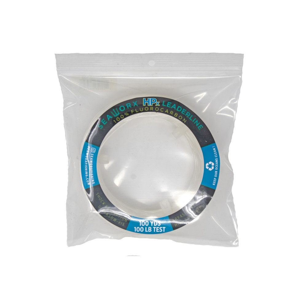 100lb HPx Fluorocarbon Leader, 100 yards
