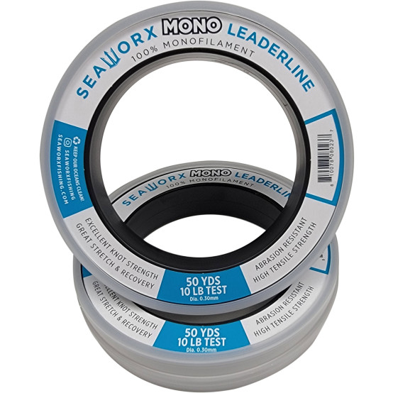  monofilament, clear, 10lb, 50yd spool