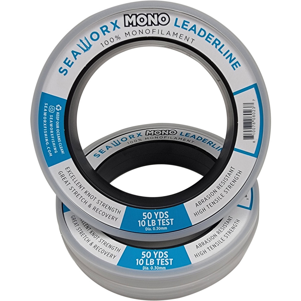  monofilament, clear, 10lb, 50yd spool