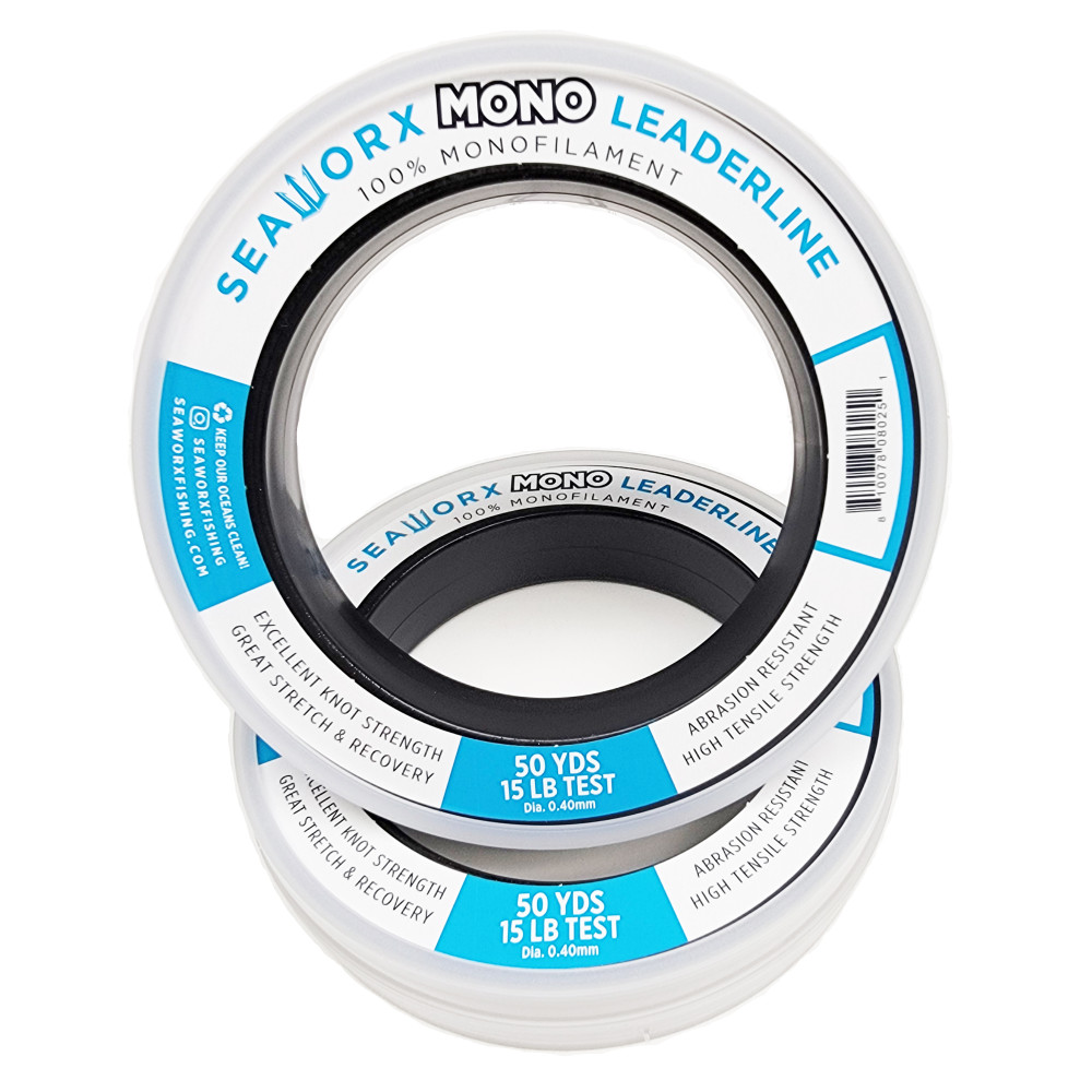  monofilament, clear, 15lb, 50yd spool