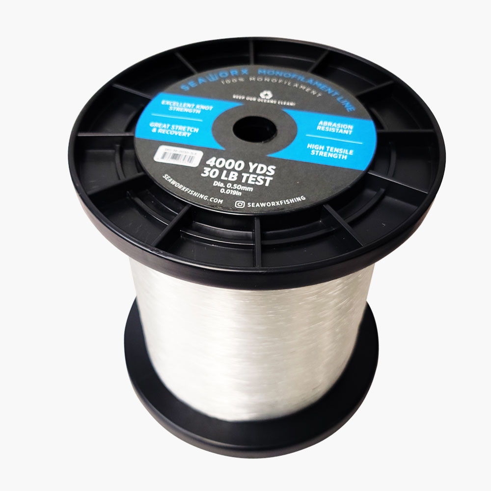  monofilament, clear, 30lb, 3lb spool (4,000 yards)