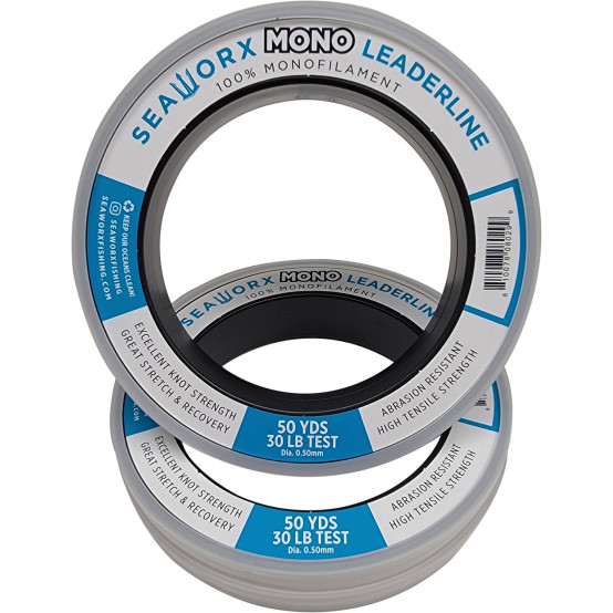  monofilament, clear, 30lb, 50yd spool