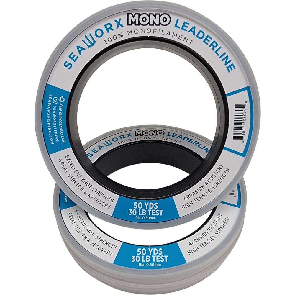  monofilament, clear, 30lb, 50yd spool