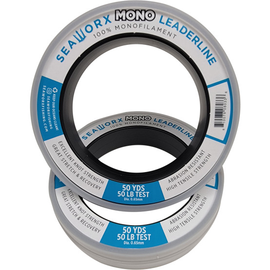  monofilament, clear, 50lb, 50yd spool