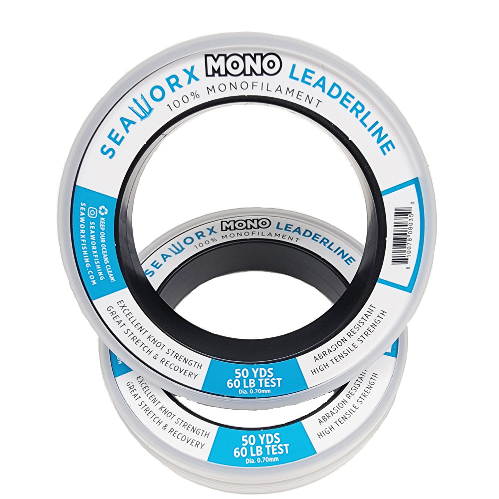  monofilament, clear, 60lb, 50yd spool