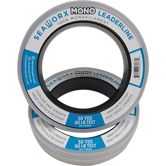  monofilament, clear, 80lb, 50yd spool