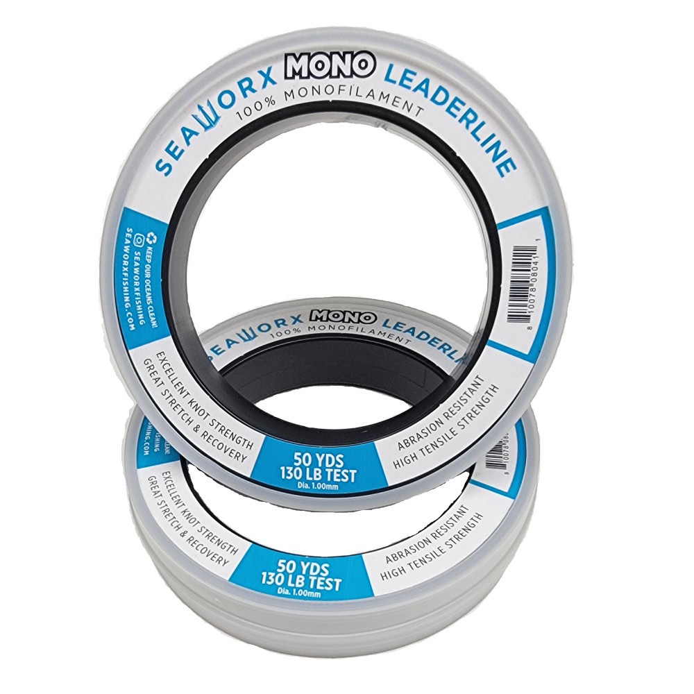  monofilament, clear, 130lb, 50yd spool