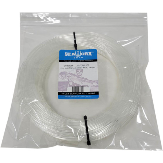  monofilament, clear, 300lb, 100 yards spool