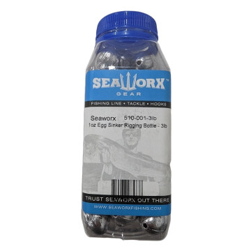 1oz Egg Sinker Rigging Bottle - 3lb