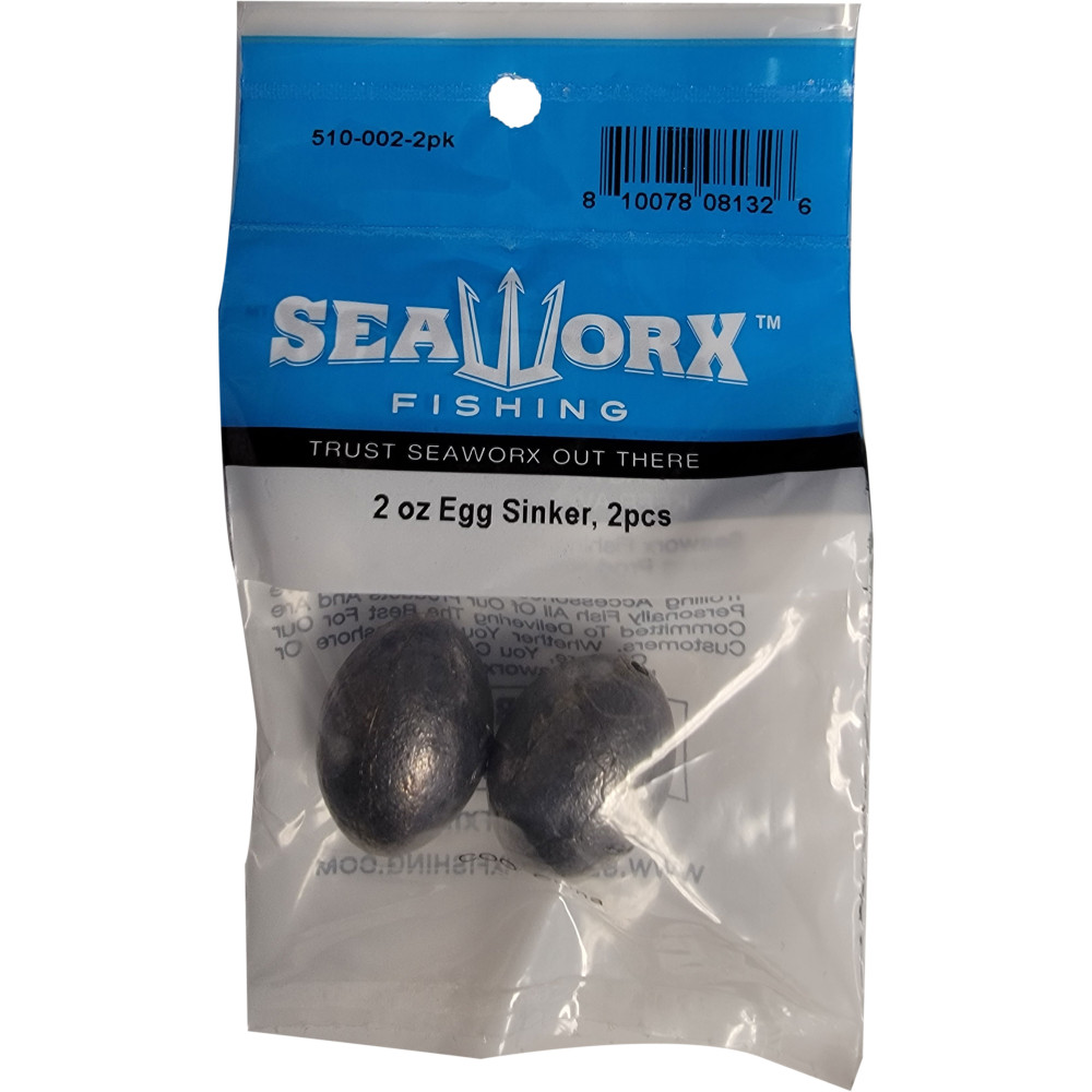 2 oz Egg Sinker, 2pcs