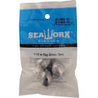 1 1/2 oz Egg Sinker, 3pcs