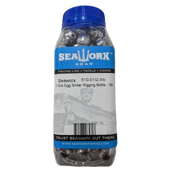 1/2oz Egg Sinker Rigging Bottle - 3lb