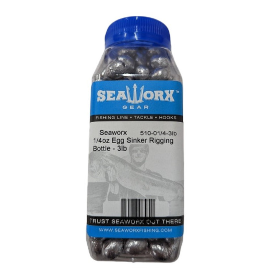 1/4oz Egg Sinker Rigging Bottle - 3lb